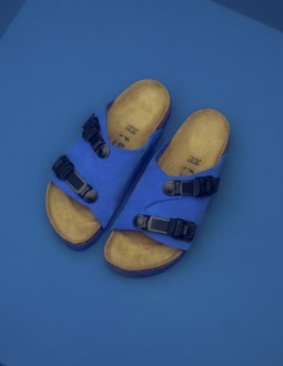 Zürich Tech Suede Leather Ultra Blue Birkenstock