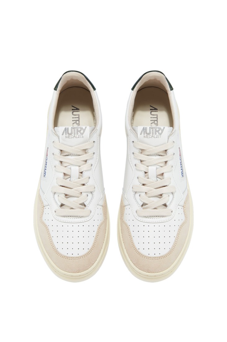 Basket Medalist Low Leather / Suede White / Mountain Autry