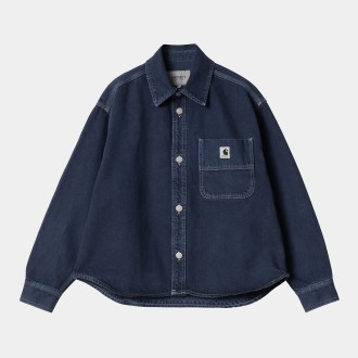 W' Georgia Shirt Jac Air Force Blue Stone Dyed Carhartt WIP