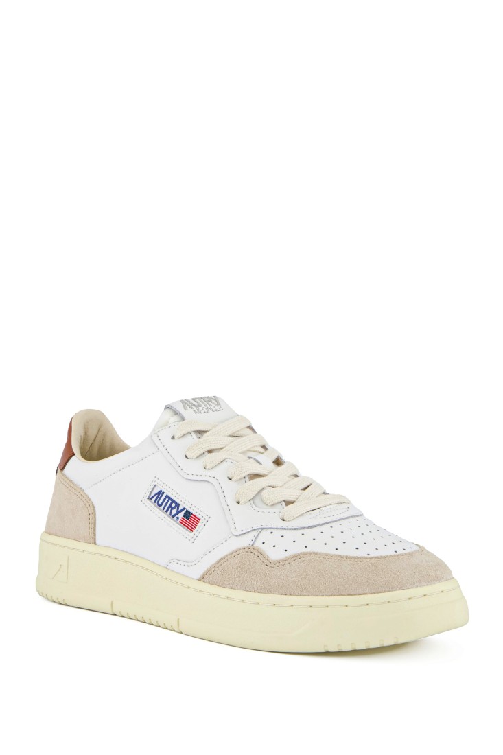 Basket Medalist Low Leather / Suede White / Coco shl Autry