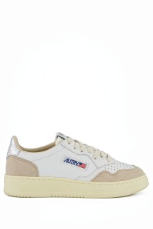 Medalist Low Leather / Suede White / Silver Autry