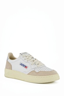 Medalist Low Leather / Suede White / Silver Autry