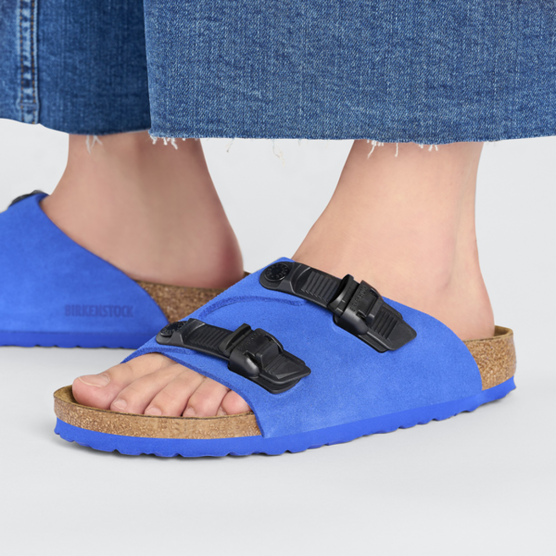 Zürich Tech Suede Leather Ultra Blue Birkenstock