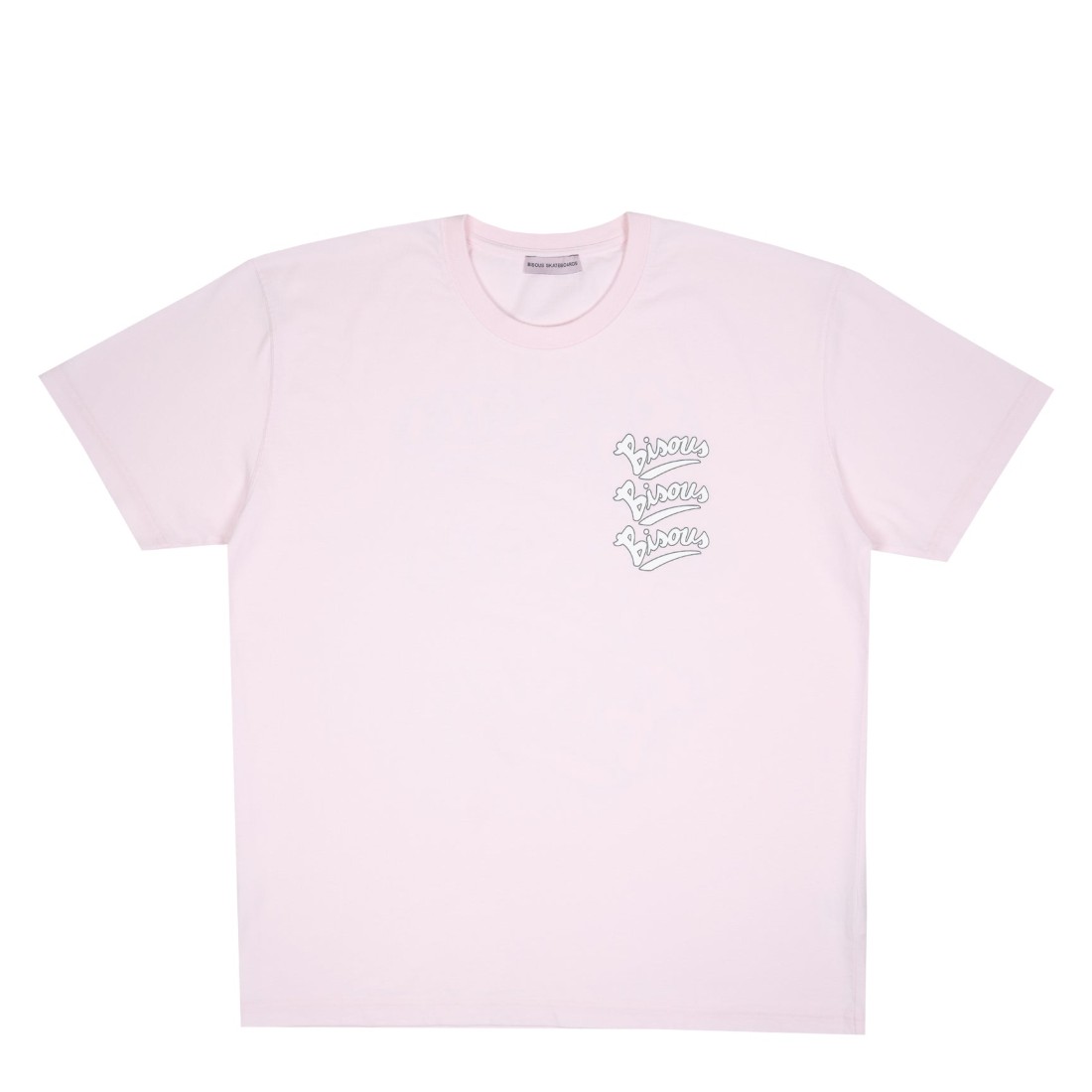 T-Shirt Unisex Gianni Light Pink Bisous Skateboards