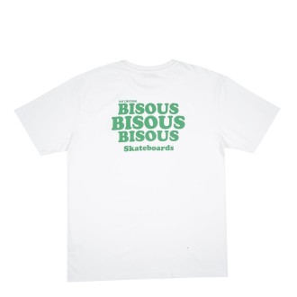 T-Shirt Unisex Grease White Bisous Skateboards