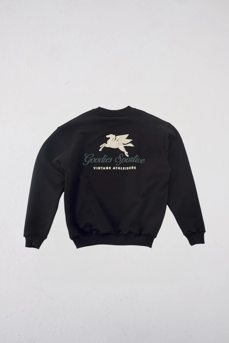 Premium Black Crewneck Goodies Sportive