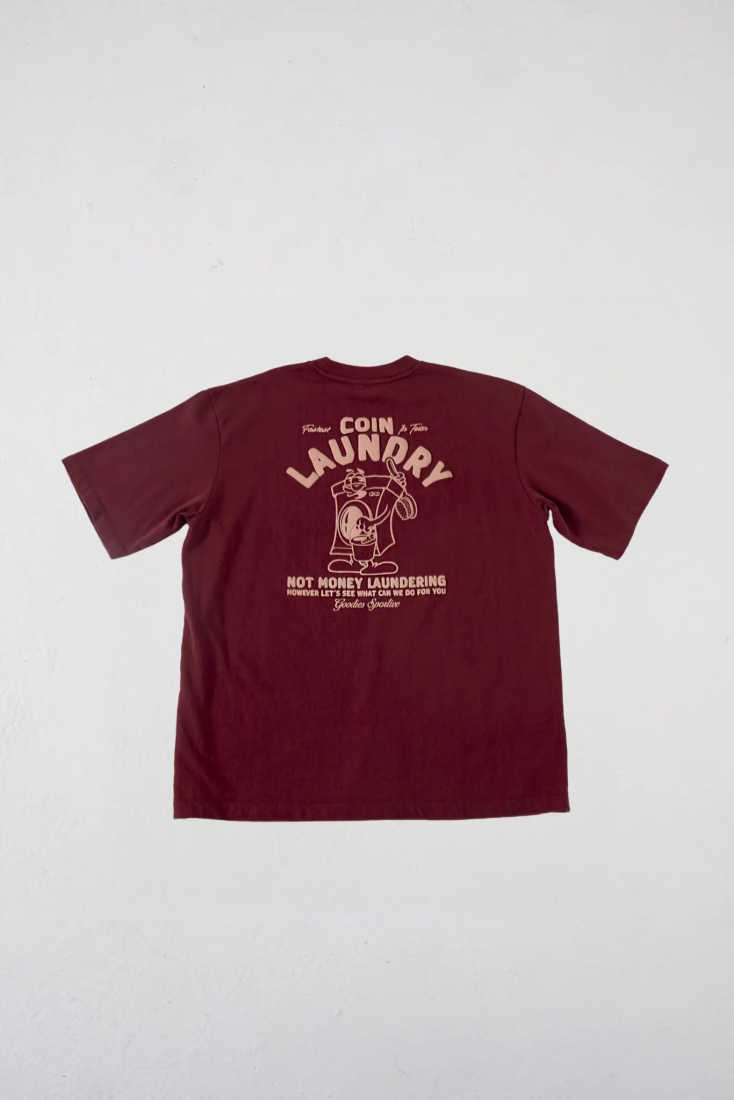 Laundry Tee Burgundy Goodies Sportive