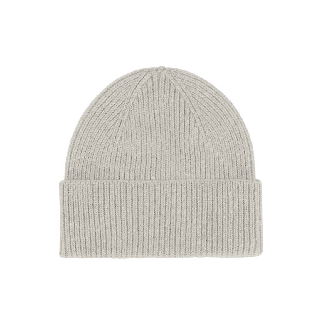 Merino Wool Beanie Limestone Grey Colorful Standard