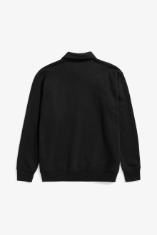 Ketel Relaxed Organic NORSE Logo Half Zip Black Norse Projects