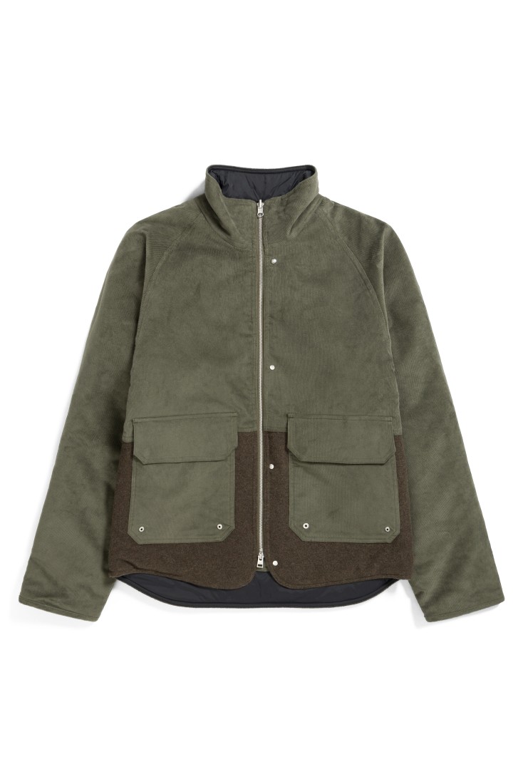 Hakon Solotex Corduroy Reversible Ivy Green Norse Projects