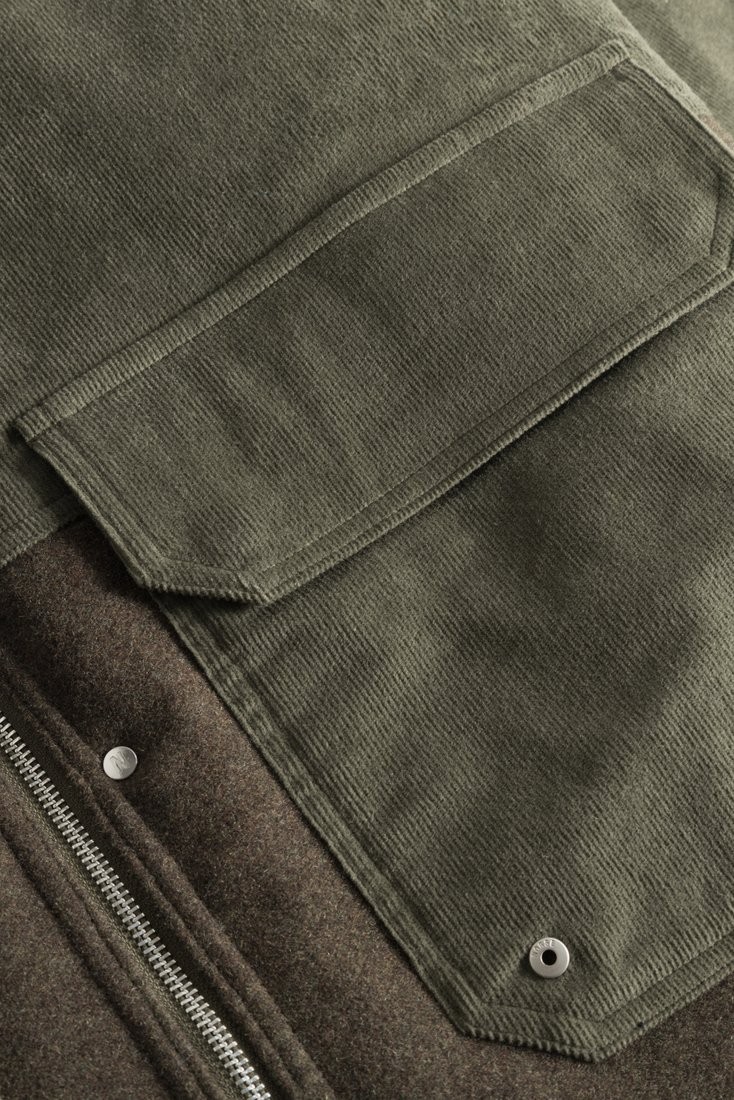 Hakon Solotex Corduroy Reversible Ivy Green Norse Projects