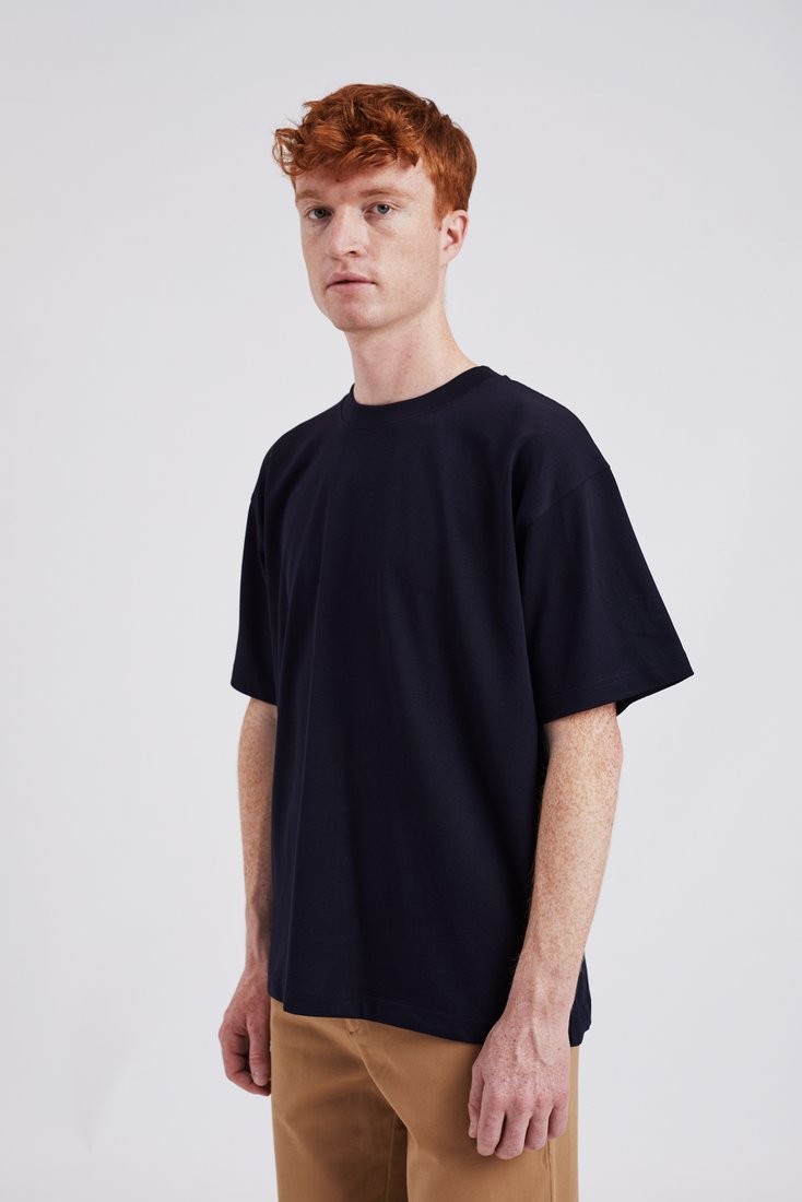 Norse Standard Heavy Loose T-Shirt Dark Navy Norse Projects