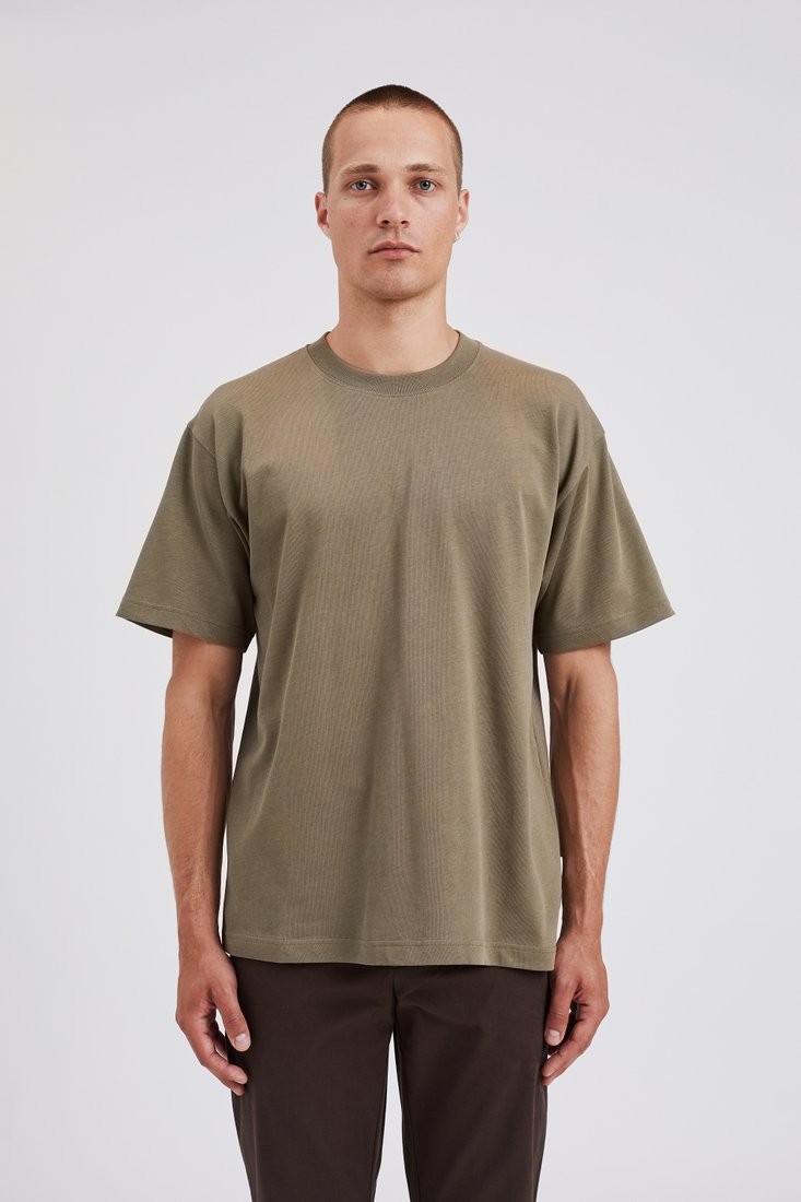 Norse Standard Heavy Loose T-Shirt Sediment Green Norse Projects