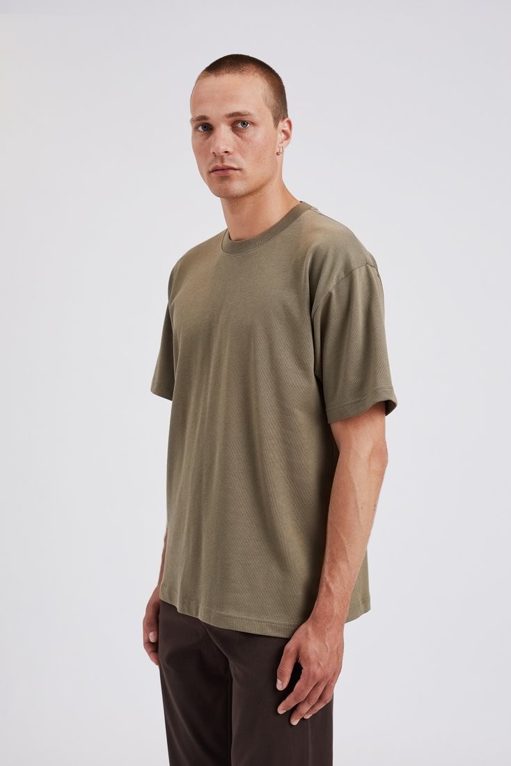 Norse Standard Heavy Loose T-Shirt Sediment Green Norse Projects