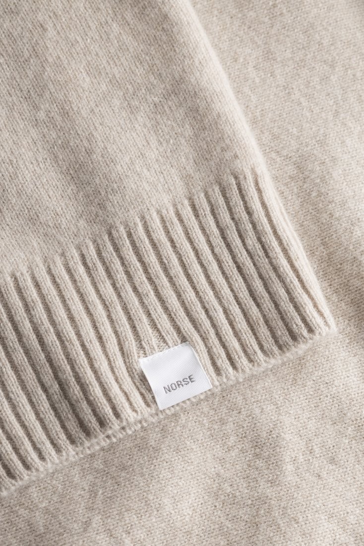 Norse Standard Merino Lambswool Sweater Oatmeal Norse Projects