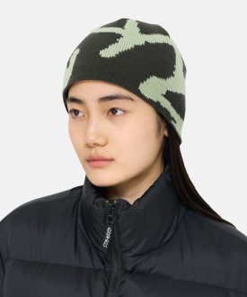 Burly Running Man Beanie Oak Green Gramicci