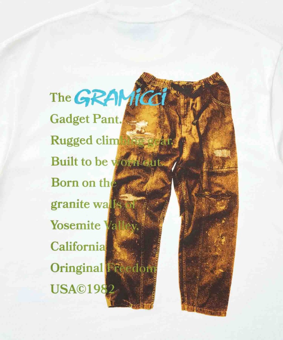 Gadget Pant Tee White Gramicci