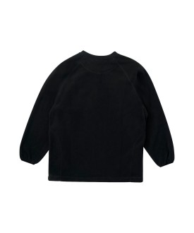 Fleece Raglan Crew Black Gramicci