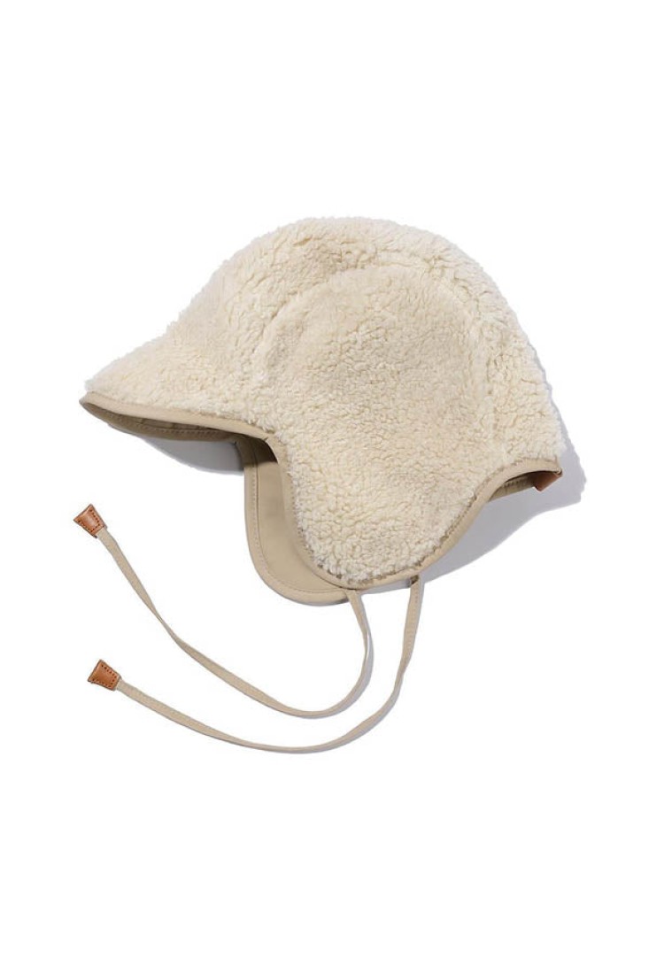 Reversible Trooper Hat Beige UNISEX Kappy Design