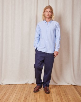 Chemise Tokyo Oxford  Sky Blue Homecore