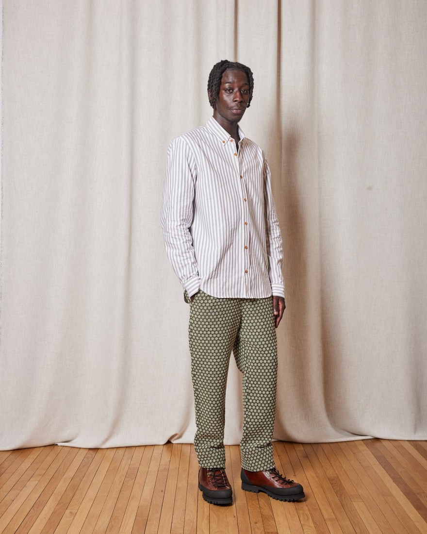 Tokyo Slant Khaki Stripes Homecore