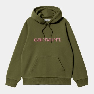 Hooded Carhartt Sweat Dundee / Glassy Pink Carhartt WIP