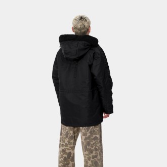 Hooded Olten Parka Black Carhartt WIP