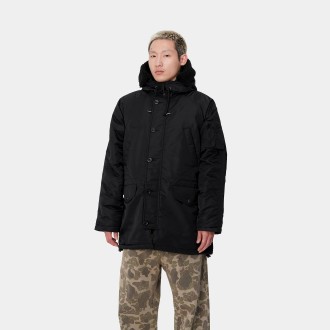 Hooded Olten Parka Black Carhartt WIP