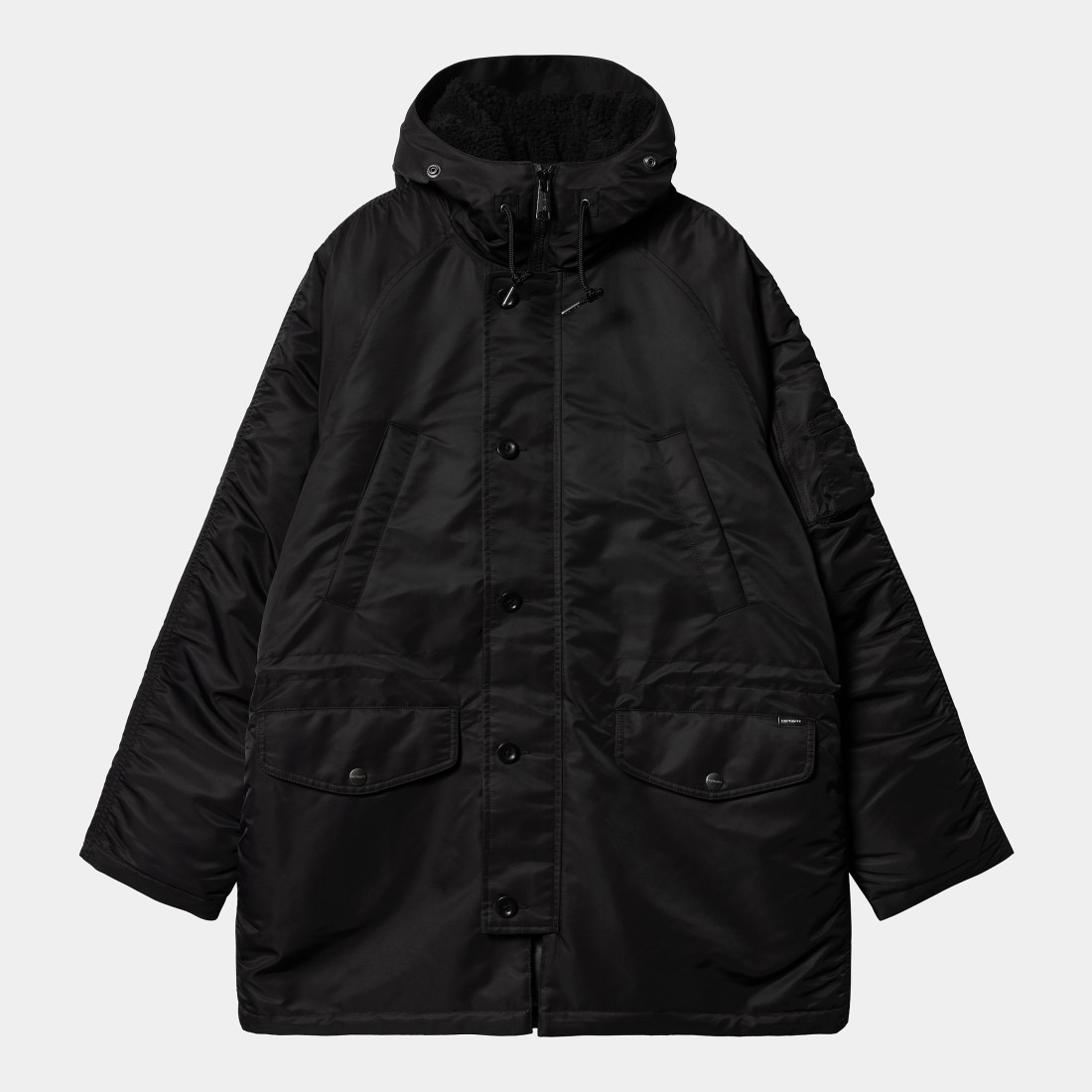 Hooded Olten Parka Black Carhartt WIP