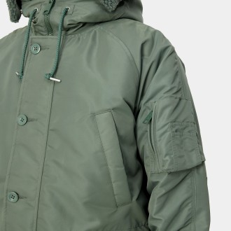 Hooded Olten Parka Duck Green Carhartt WIP