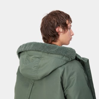 Hooded Olten Parka Duck Green Carhartt WIP