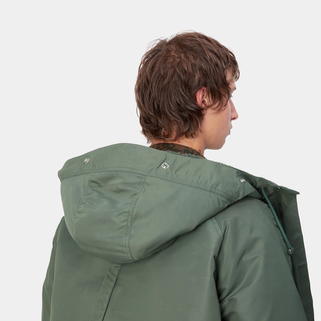 Hooded Olten Parka Duck Green Carhartt WIP