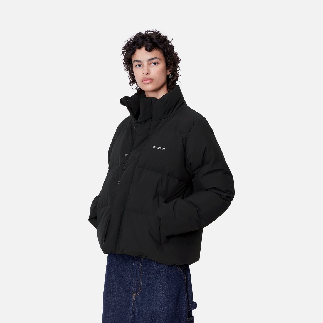 W' Yanie Jacket Black/ White Carhartt WIP