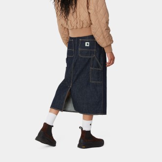 W' Single Knee Skirt Blue Rinsed Carhartt WIP