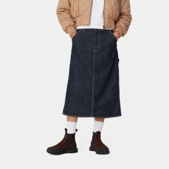 W' Single Knee Skirt Blue Rinsed Carhartt WIP