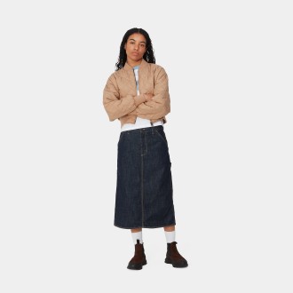 W' Single Knee Skirt Blue Rinsed Carhartt WIP