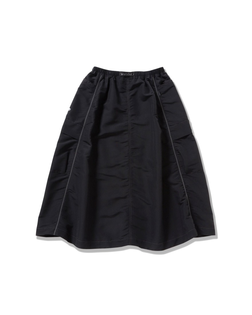 Gramicci x and Wander Ripstop Voyager Skirt Black Gramicci