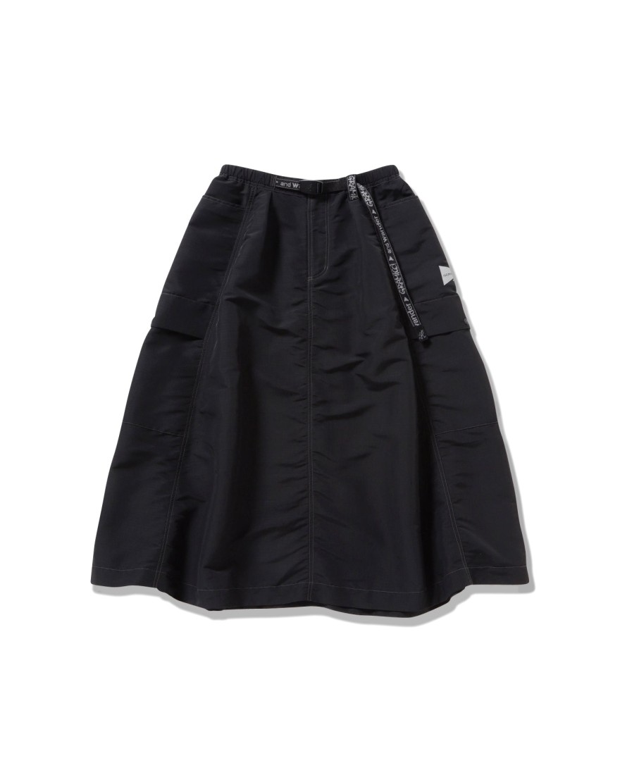 Gramicci x and Wander Ripstop Voyager Skirt Black Gramicci