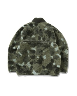 Gramicci x and Wander JQ Tape Fleece Jacket Camo Gramicci