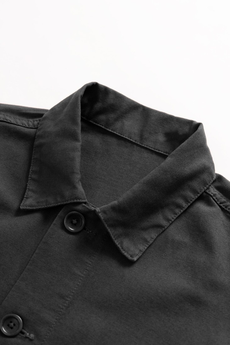 Canvas Coverall Jacket Black Service Works