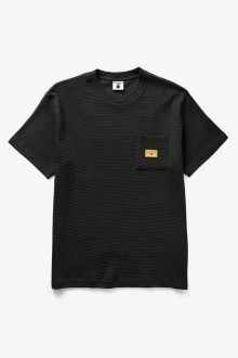 Waffle Pocket Tee Black Service Works