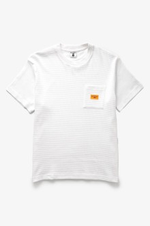 Waffle Pocket Tee White Service Works