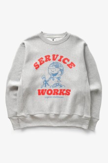 Organic Chefswear Crewneck Marl Gray Service Works