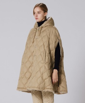 UNISEX Military Down Cape Coyote / Beige Taion