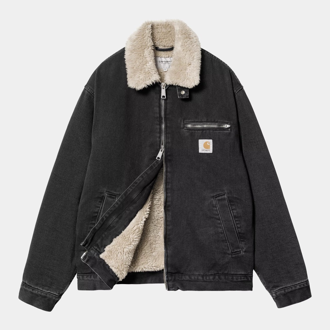 Herald Jacket Black / Wall Stone Washed Carhartt WIP