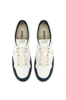 Basket Medalist Low Leather Goat / Suede Blanc / Capri Autry