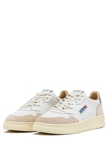 Basket Medalist Low Leather / Suede  White / Slv Blue Autry