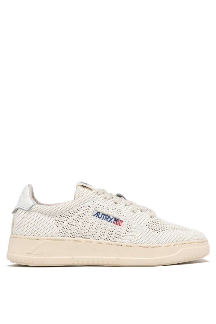 Basket Medalist Low Easeknit / Leather white / Ivory Autry