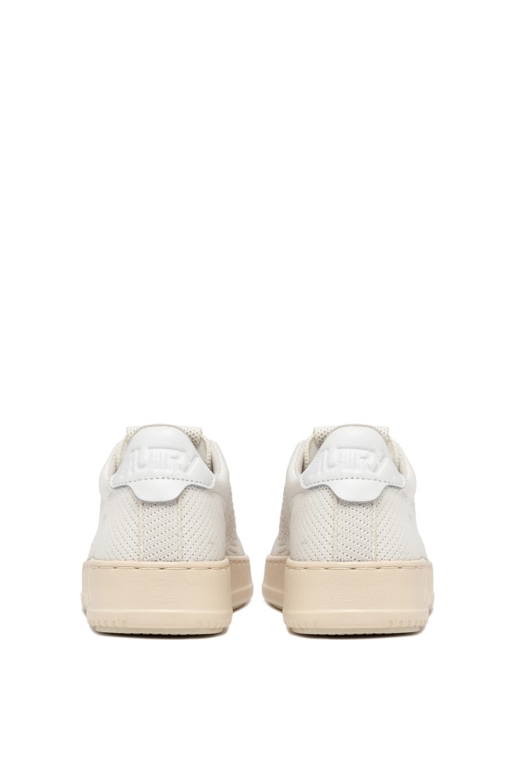 Basket Medalist Low Easeknit / Leather white / Ivory Autry