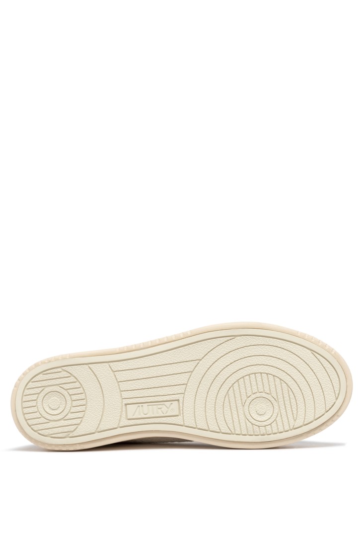 Basket Medalist Low Easeknit / Leather white / Ivory Autry